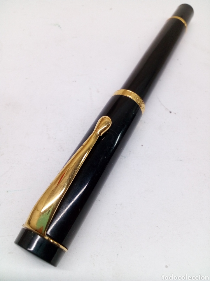 Plumas estilogr&aacute;ficas antiguas: Pluma Datori lacado negro - Foto 3