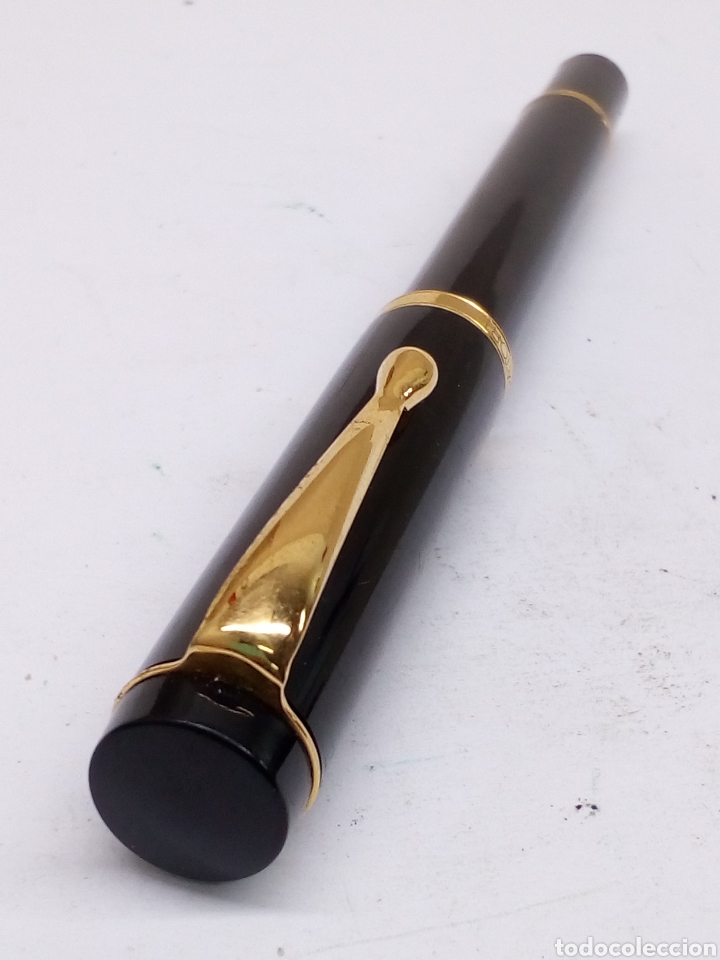 Plumas estilogr&aacute;ficas antiguas: Pluma Datori lacado negro - Foto 4