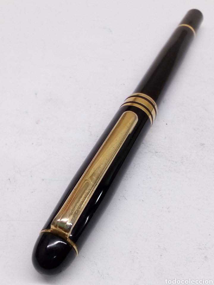 Old Fountain Pens: Pluma lacado negro nueva