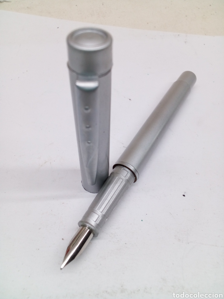 Old Fountain Pens: Pluma lacado gris nuevo