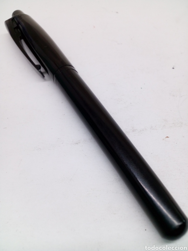 Plumas estilogr&aacute;ficas antiguas: Pluma lacado negro - Foto 1