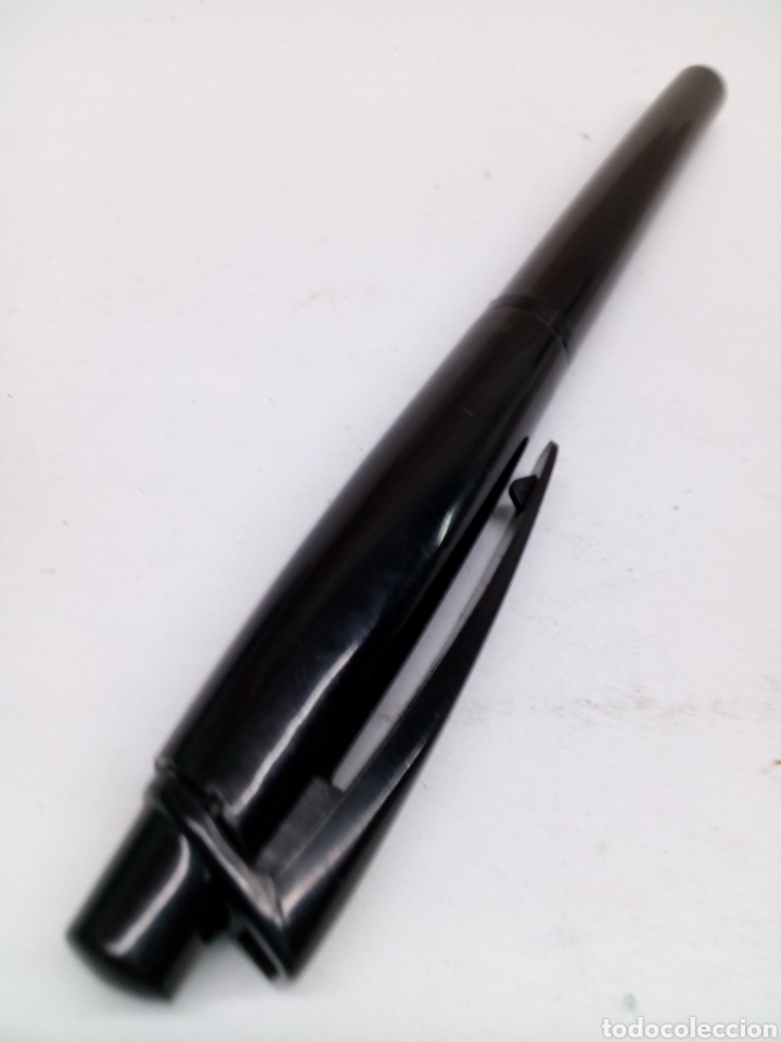 Plumas estilogr&aacute;ficas antiguas: Pluma lacado negro - Foto 4