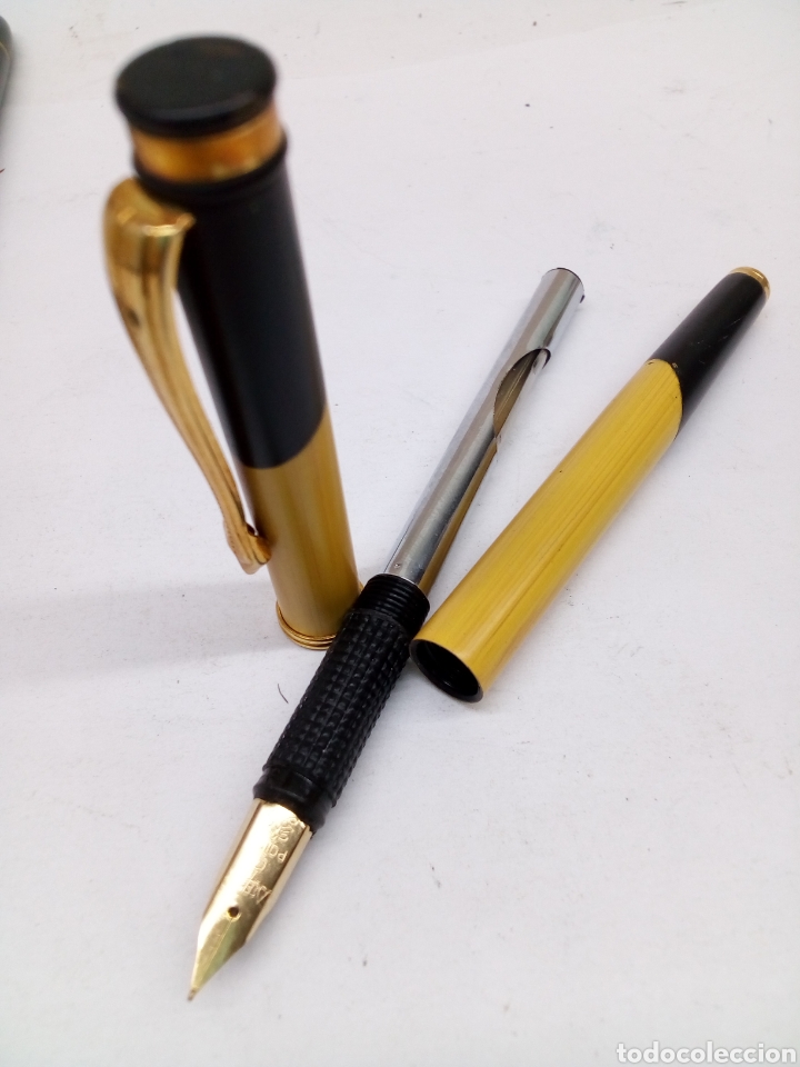Plumas estilogr&aacute;ficas antiguas: Pluma Deepak lacado tipo madera - Foto 4