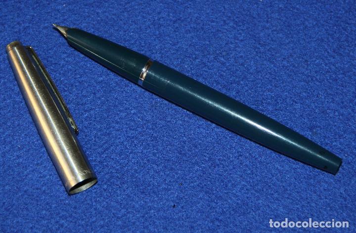 Plumas estilogr&aacute;ficas antiguas: INOXCROM 55 AZUL - Foto 5
