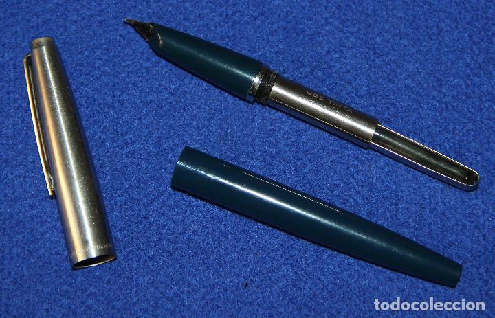 Plumas estilogr&aacute;ficas antiguas: INOXCROM 55 AZUL - Foto 6