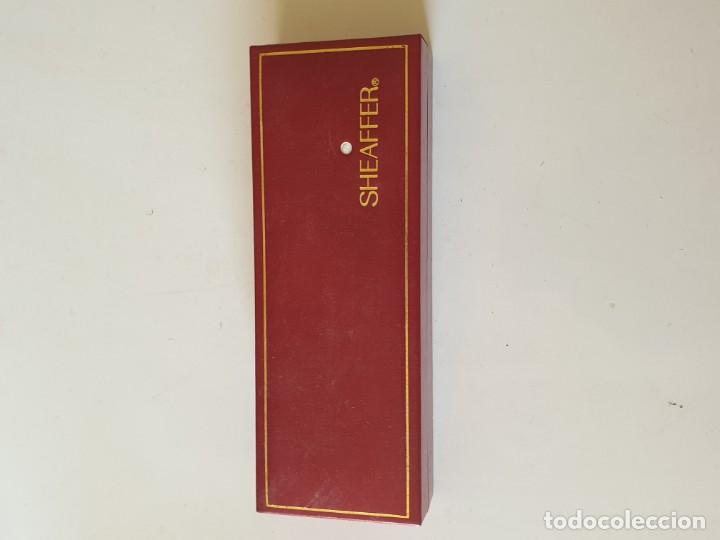 Plumas estilogr&aacute;ficas antiguas: PLUMA SHEAFFER  AZUL - Foto 3