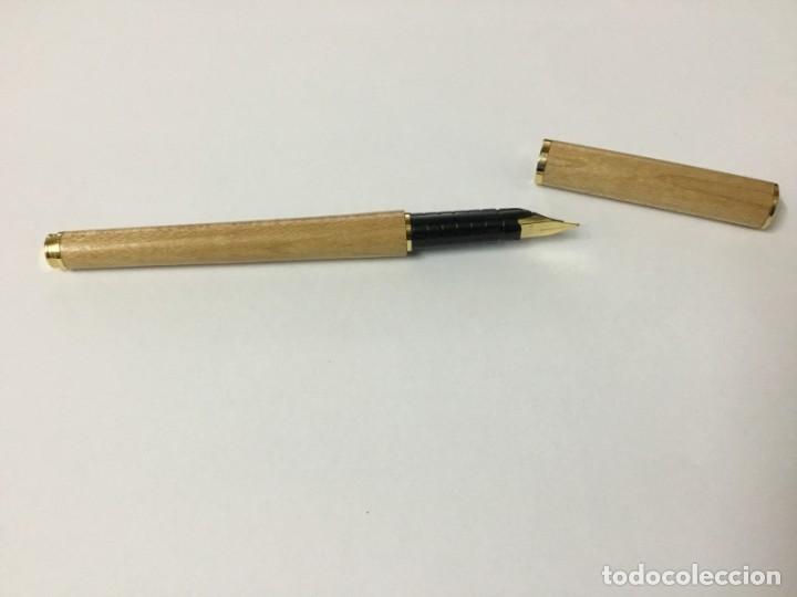 Plumas estilogr&aacute;ficas antiguas: Pluma Estilogr&aacute;fica en madera - VR - Germany - Foto 3