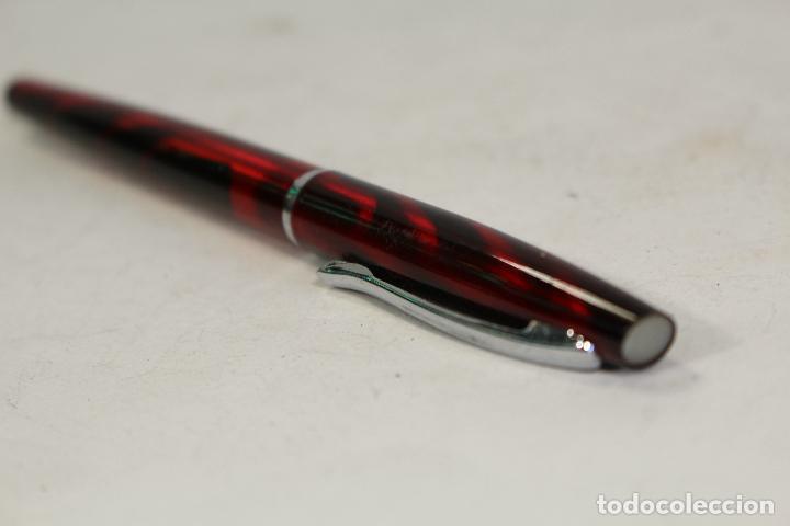 Plumas estilogr&aacute;ficas antiguas: pluma plumin 14k - Foto 1
