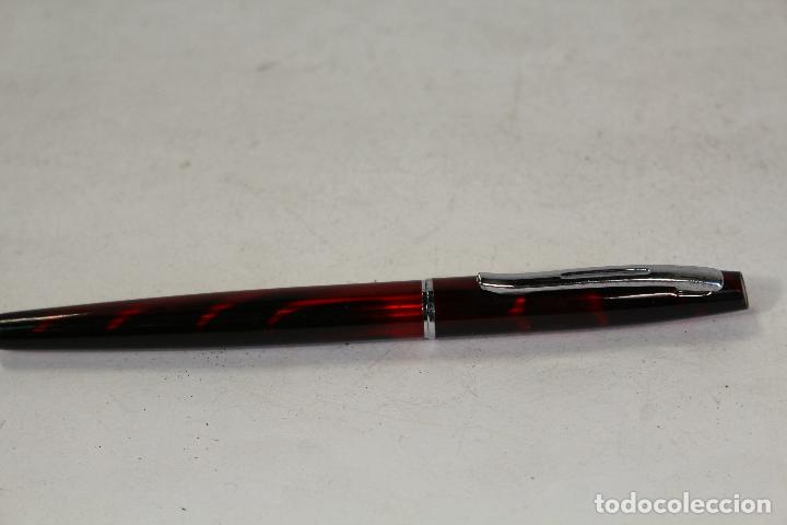 Plumas estilogr&aacute;ficas antiguas: pluma plumin 14k - Foto 3