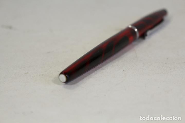 Plumas estilogr&aacute;ficas antiguas: pluma plumin 14k - Foto 4