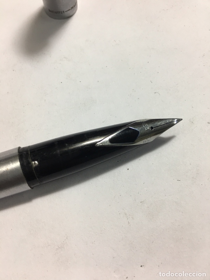 Plumas estilogr&aacute;ficas antiguas: PLUMA ESTILOGRAFICA-SHEAFFER IMPERIAL 444 - Foto 6