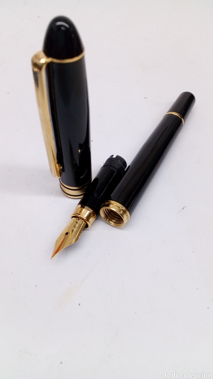 Stylos-plume anciens: Pluma lacado negro