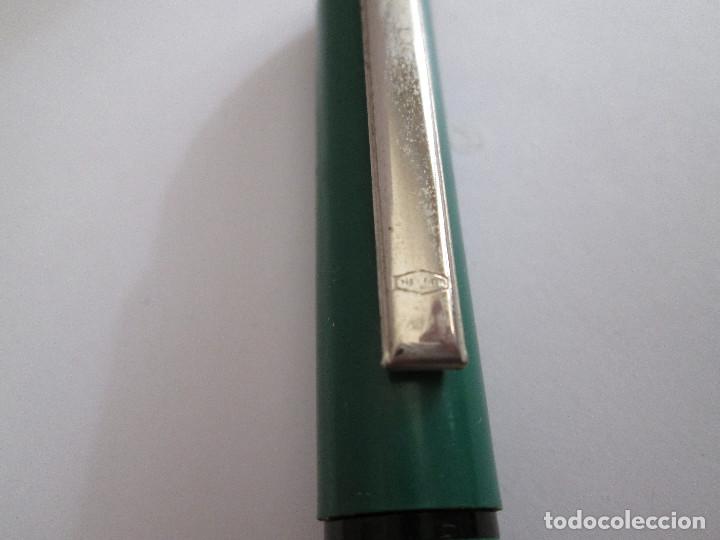 Plumas estilogr&aacute;ficas antiguas: PLUMA ESTILOGRAFICA WALKER - VERDE - - Foto 2