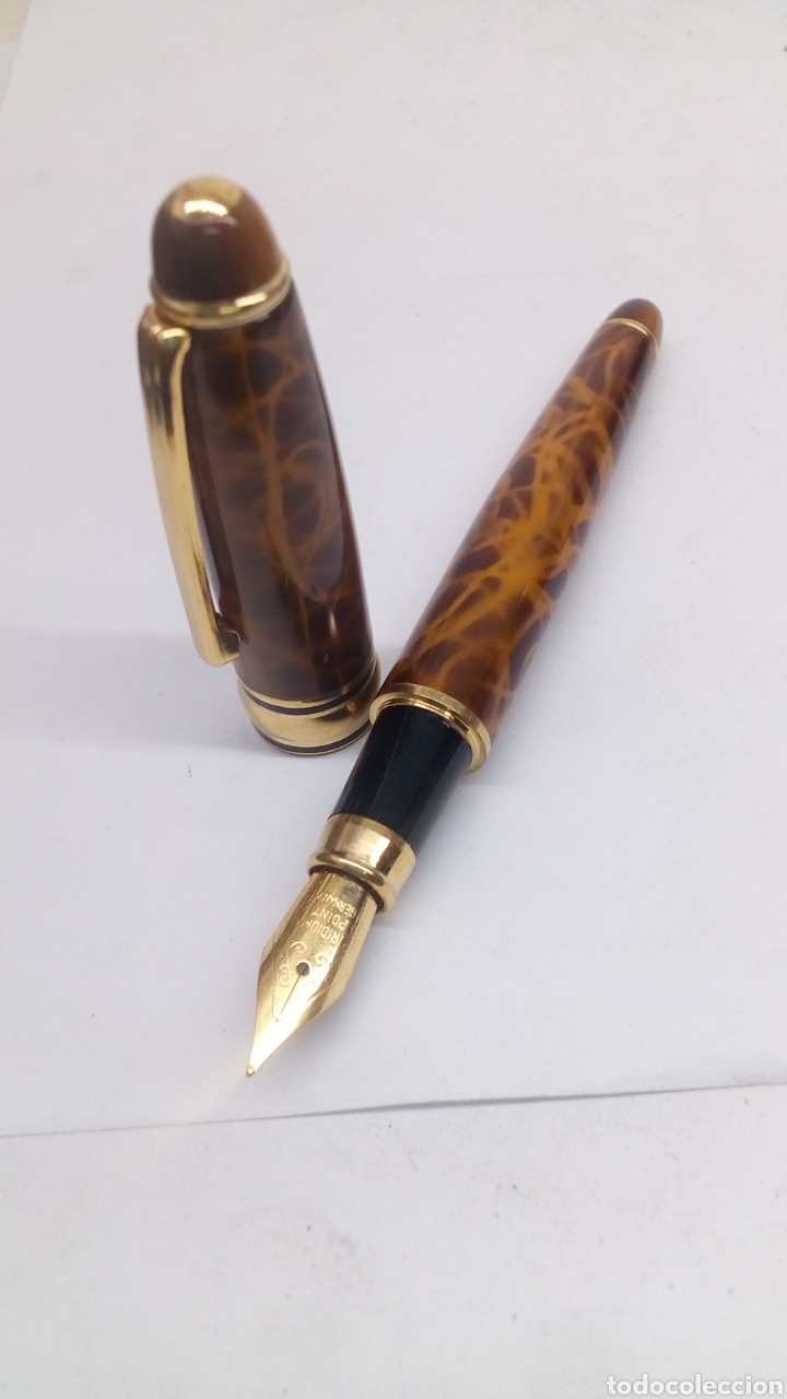 Old Fountain Pens: Pluma cuerpo marmolado