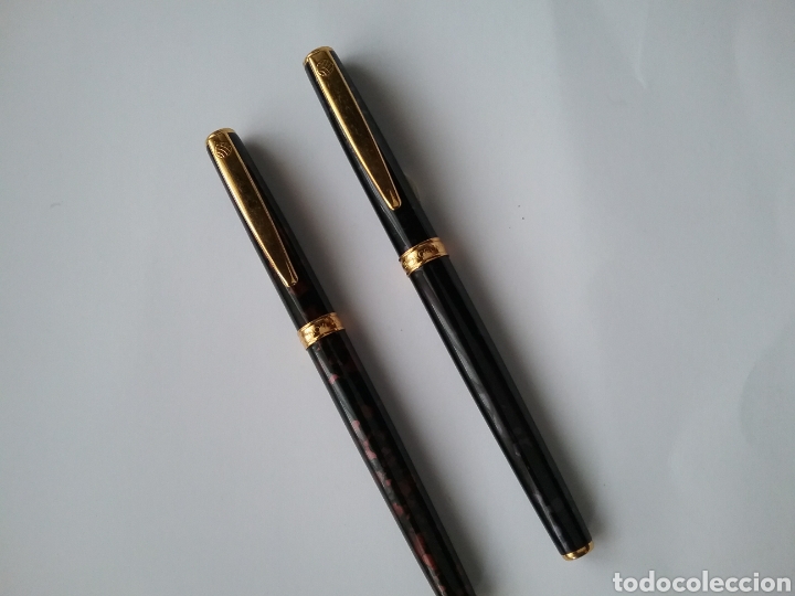 Alte F&uuml;llfederhalter: Pareja de plumas Inoxcrom