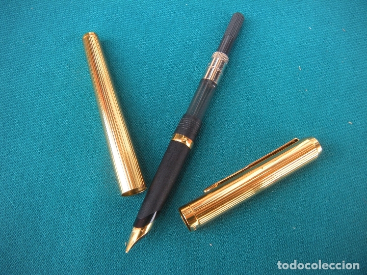 Plumas estilogr&aacute;ficas antiguas: PLUMA Y BOL&Iacute;GRAFO PARKER 95 - Foto 3