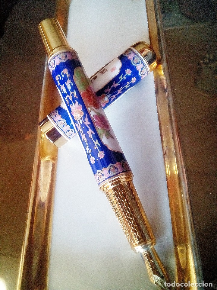 Plumas estilogr&aacute;ficas antiguas: Estilografica de Porcelana. - Foto 2