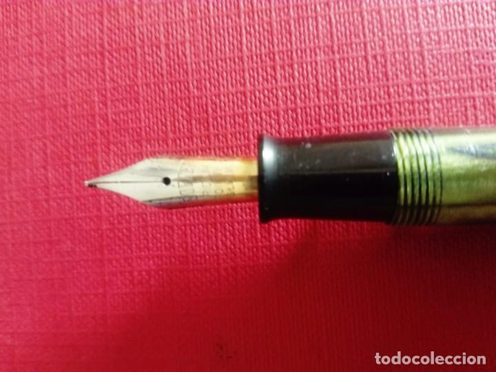 Plumas estilogr&aacute;ficas antiguas: Pluma estilogr&aacute;fica Soffer m&aacute;rmolada - Foto 7