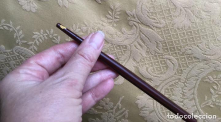 Plumas estilogr&aacute;ficas antiguas: ANTIGUO PALILLERO PARA PLUMIN DE MADERA - Foto 6