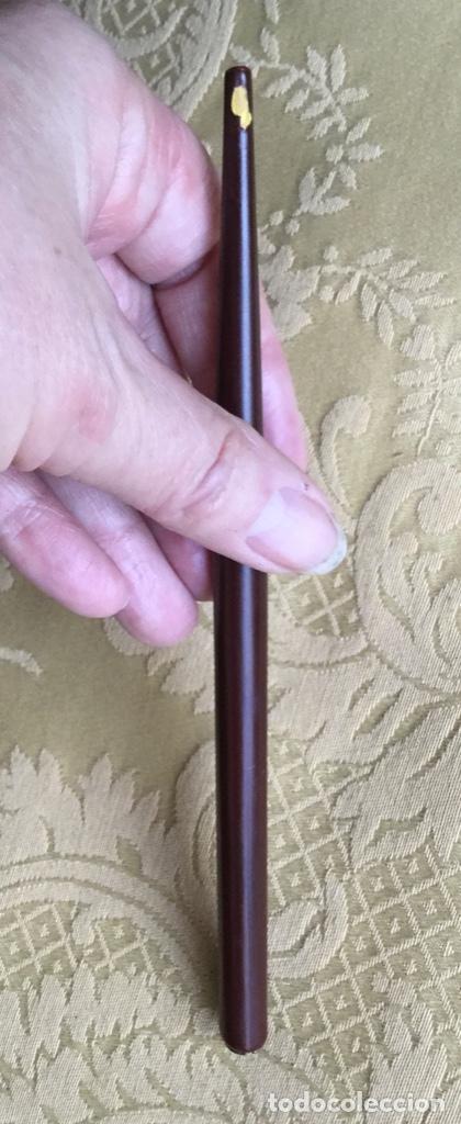 Plumas estilogr&aacute;ficas antiguas: ANTIGUO PALILLERO PARA PLUMIN DE MADERA - Foto 8