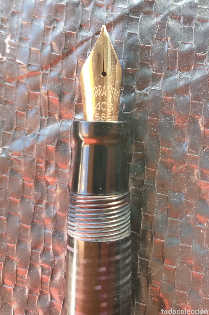 Plumas estilogr&aacute;ficas antiguas: Pluma Parker Vacumatic 53 pist&oacute;n - Foto 5