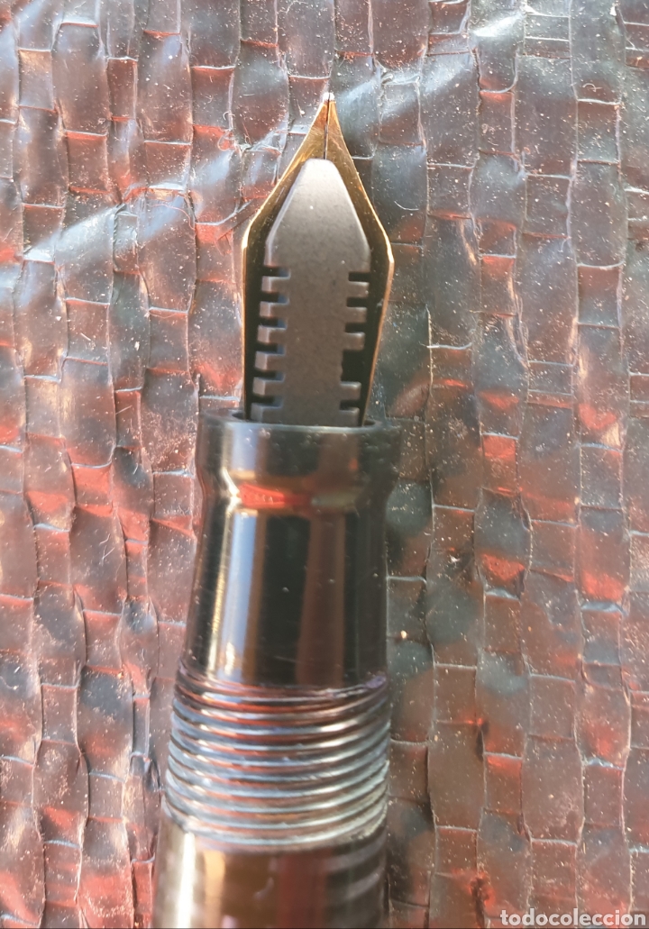Plumas estilogr&aacute;ficas antiguas: Pluma Parker Vacumatic 53 pist&oacute;n - Foto 6