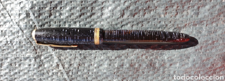 Plumas estilogr&aacute;ficas antiguas: Pluma Parker Vacumatic 53 pist&oacute;n - Foto 1