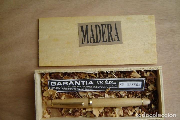 Plumas estilogr&aacute;ficas antiguas: Pluma estilogr&aacute;fica de madera - Valent&iacute;n Ramos - Foto 1