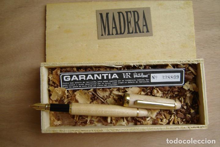 Plumas estilogr&aacute;ficas antiguas: Pluma estilogr&aacute;fica de madera - Valent&iacute;n Ramos - Foto 4