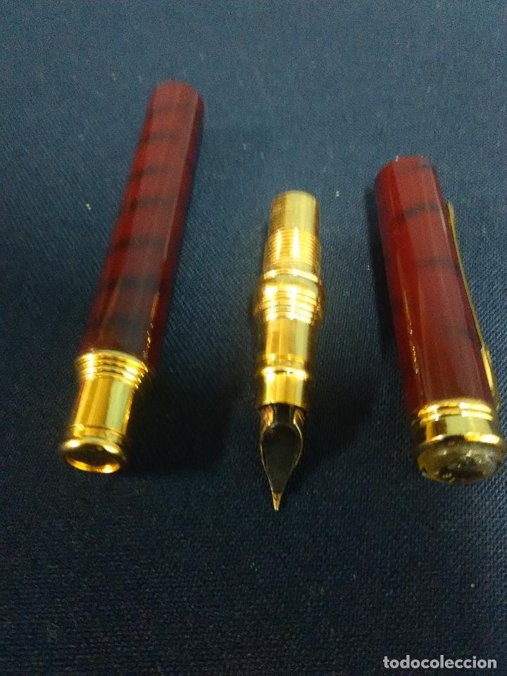 Plumas estilogr&aacute;ficas antiguas: BRUJULA PLUMA ESTILOGRAFICA SIN USAR - Foto 3