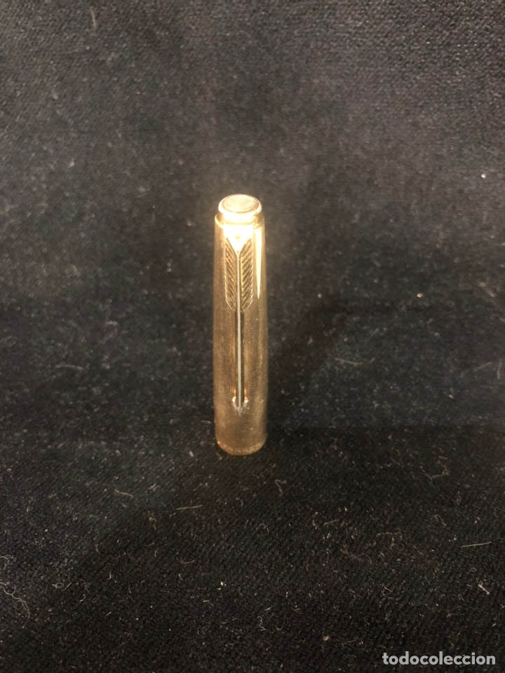 Plumas estilogr&aacute;ficas antiguas: Pluma parker 61 chapada oro 14 k - Foto 4