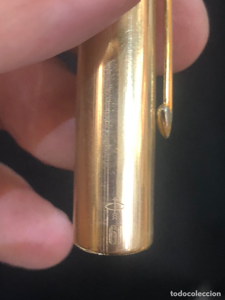 Plumas estilogr&aacute;ficas antiguas: Pluma parker 61 chapada oro 14 k - Foto 5
