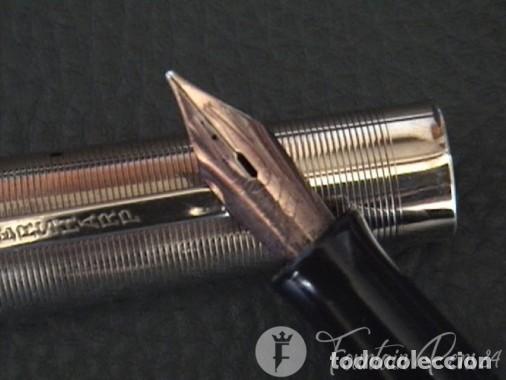 Plumas estilogr&aacute;ficas antiguas: EVERSHARP SKYLINE pluma 14 kt M - Foto 4