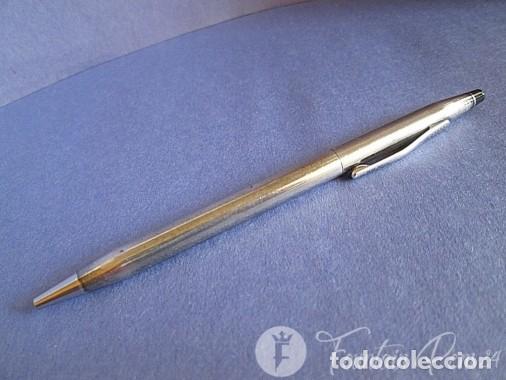 Plumas estilogr&aacute;ficas antiguas: Cross century silver bol&iacute;grafo - Foto 3