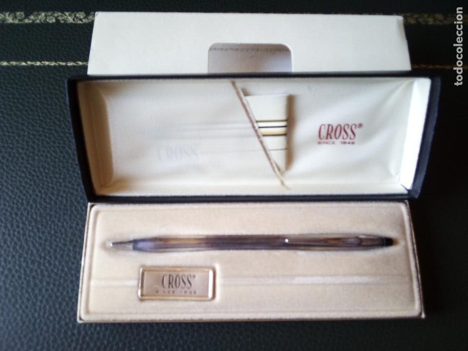 Plumas estilogr&aacute;ficas antiguas: Cross century silver bol&iacute;grafo - Foto 1