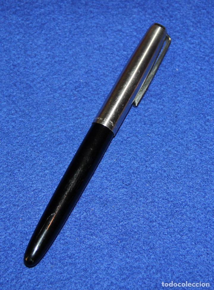 Plumas estilogr&aacute;ficas antiguas: ANTIGUA PLUMA INOXROM 55 - Foto 2