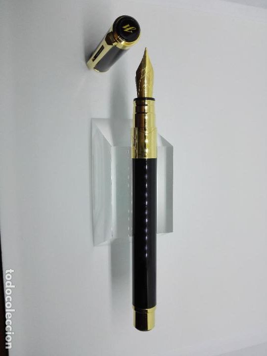 Plumas estilogr&aacute;ficas antiguas: WATERMAN PERSPECTIVE LACA NEGRA GT - Foto 1