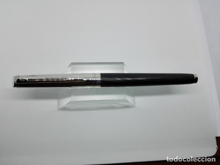 Plumas estilogr&aacute;ficas antiguas: Waterman H&eacute;misph&egrave;re Deluxe Seda Ct - Foto 2