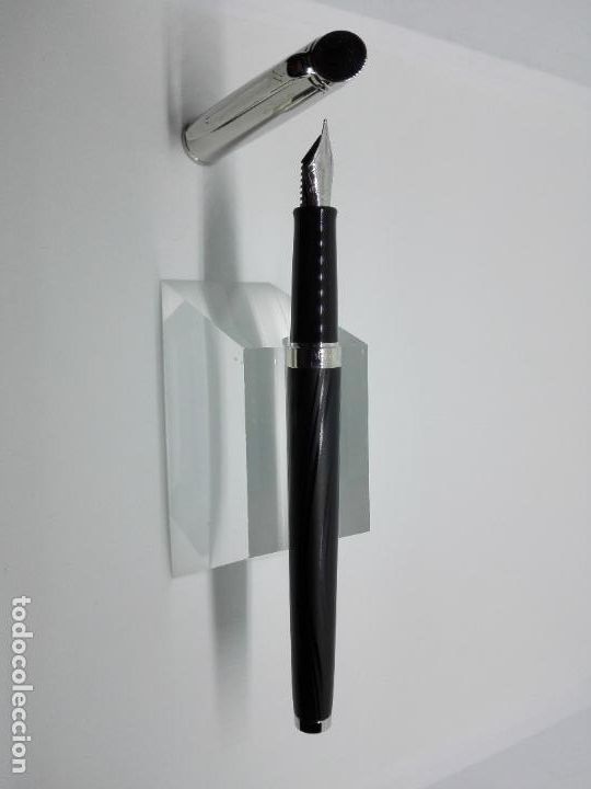 Plumas estilogr&aacute;ficas antiguas: Waterman H&eacute;misph&egrave;re Deluxe Seda Ct - Foto 1