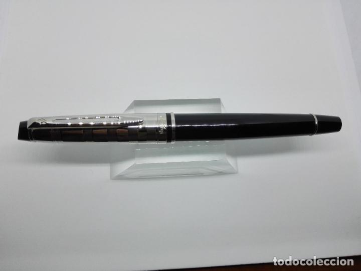 Plumas estilogr&aacute;ficas antiguas: Waterman Expert Deluxe Negro - Foto 2