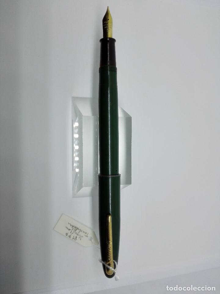Plumas estilogr&aacute;ficas antiguas: SHEAFFER TOUCHDOWN Craftsman 14 kt - Foto 2