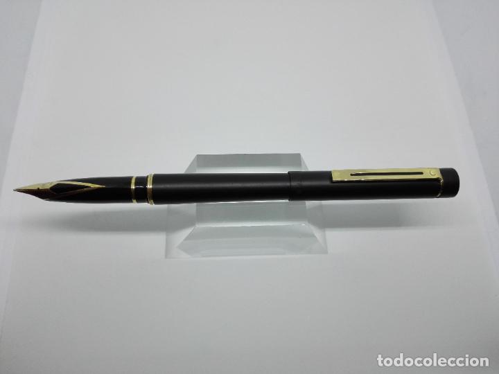 Plumas estilogr&aacute;ficas antiguas: SHEAFFER TARGA MATTE BLACK 1003 14KT - Foto 2