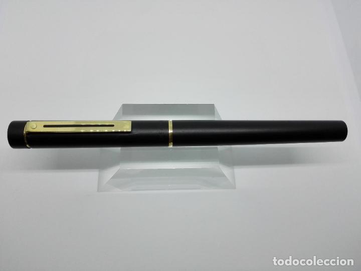 Plumas estilogr&aacute;ficas antiguas: SHEAFFER TARGA MATTE BLACK 1003 14KT - Foto 3