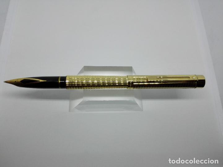 Plumas estilogr&aacute;ficas antiguas: SHEAFFER TARGA GOLD PLATED 1007 14KT - Foto 2