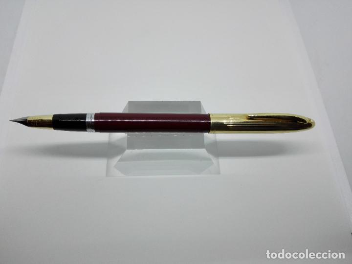 Plumas estilogr&aacute;ficas antiguas: SHEAFFER SNORKEL F5 14 KT - Foto 2