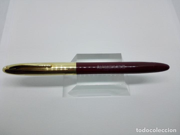 Plumas estilogr&aacute;ficas antiguas: SHEAFFER SNORKEL F5 14 KT - Foto 3