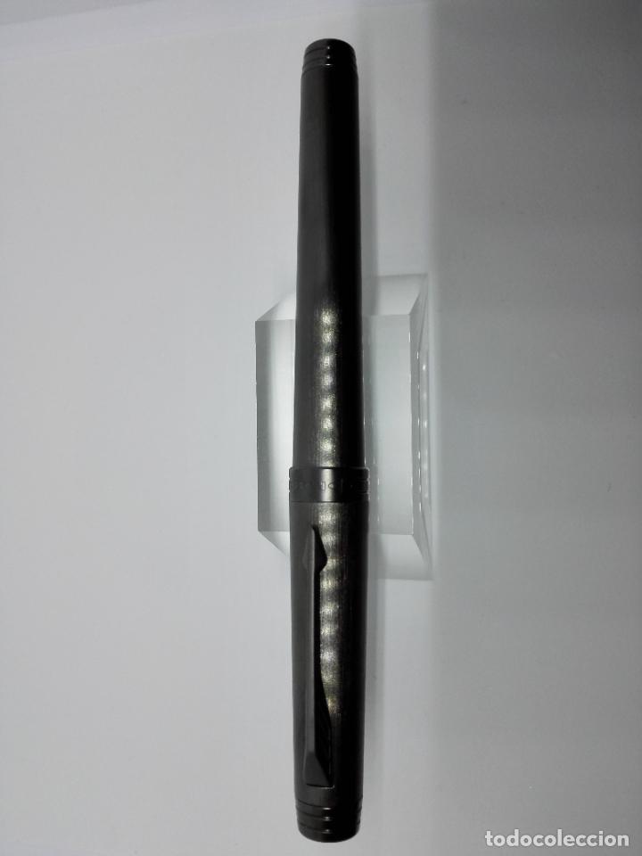 Plumas estilogr&aacute;ficas antiguas: Parker Premier Black Edition 18 KT - Foto 2