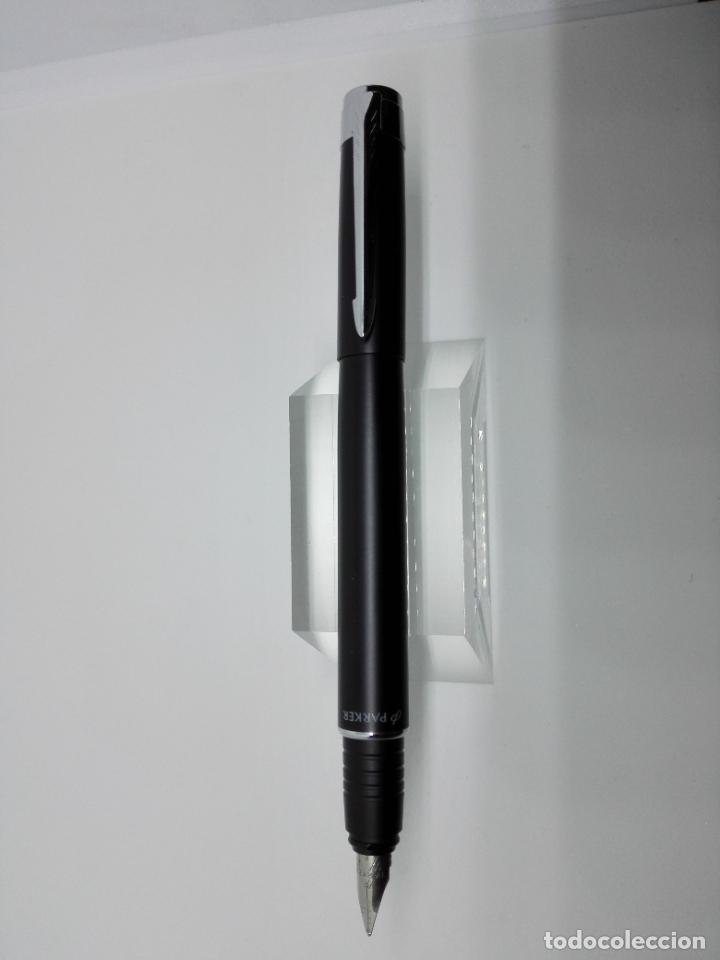 Plumas estilogr&aacute;ficas antiguas: PARKER ESPRIT TELESCOPIC MATTE BLACK - Foto 2