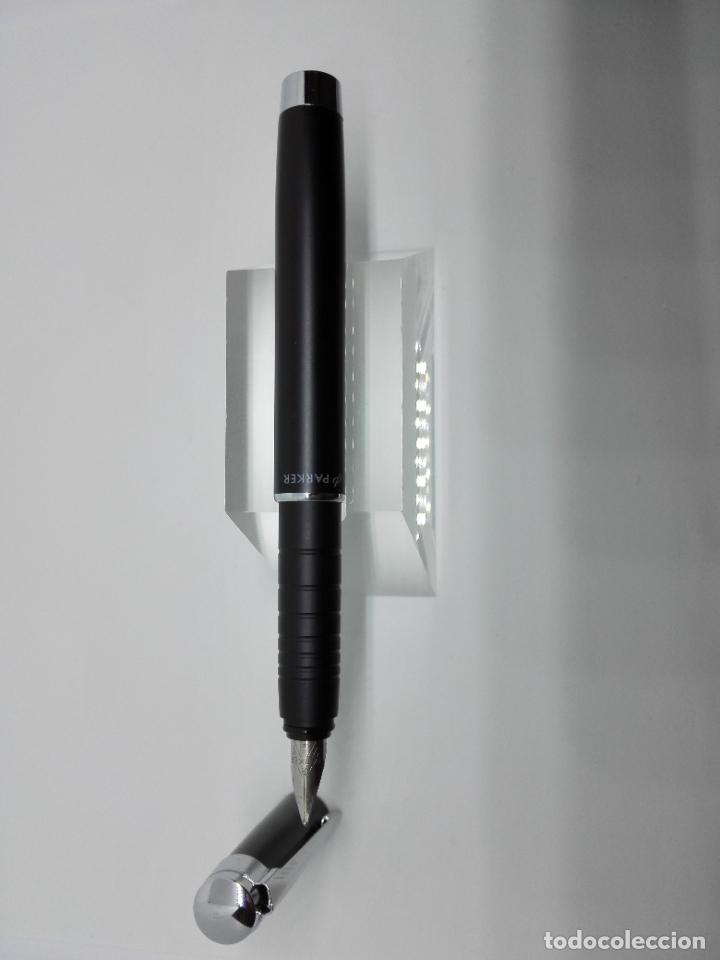 Plumas estilogr&aacute;ficas antiguas: PARKER ESPRIT TELESCOPIC MATTE BLACK - Foto 3