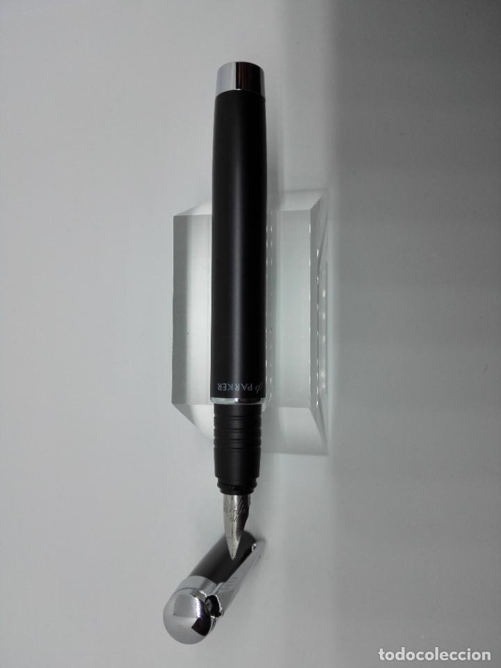 Plumas estilogr&aacute;ficas antiguas: PARKER ESPRIT TELESCOPIC MATTE BLACK - Foto 4